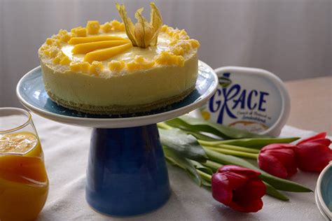 Cheesecake Cu Mango Fara Coacere Bucataresele Vesele