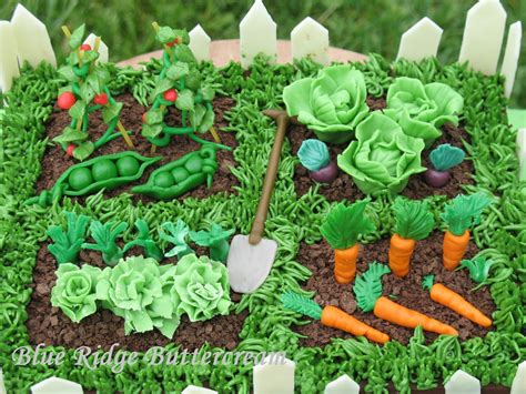 Vegetable Garden Cake Blue Ridge Buttercream