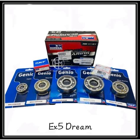 Ashuka Racing Enjin Engine Bearing Set Kriss Ex Dream Wave Lc S Lc S