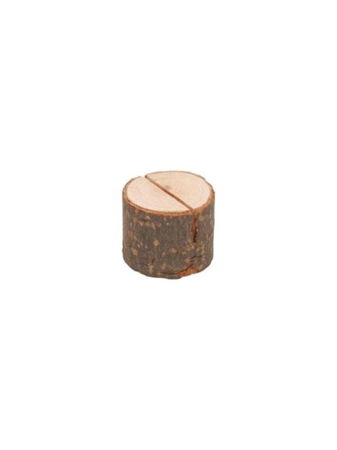 Tt Set Of Ten Wood Stump Card Holders Delicious Display