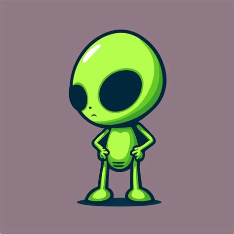 Premium Vector | Alien cartoon vector