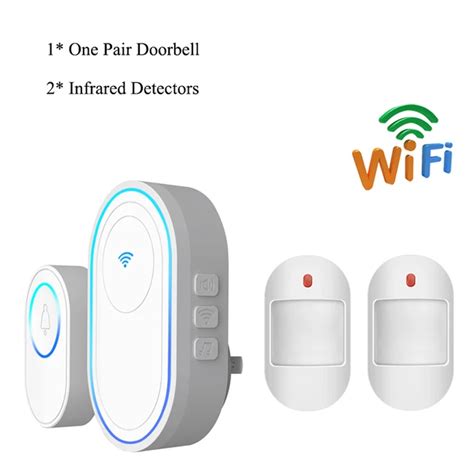 Tuya Wifi Doorbell Alarm System Intelligent Wireless Strobe Siren