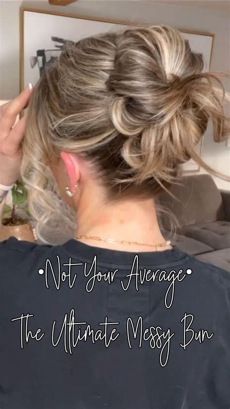 Lainey Ostrom on Instagram: "Boho messy bun trick! Save and try! - #