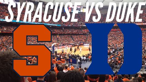 Syracuse Vs Duke Live Reaction With Scoreboard Youtube