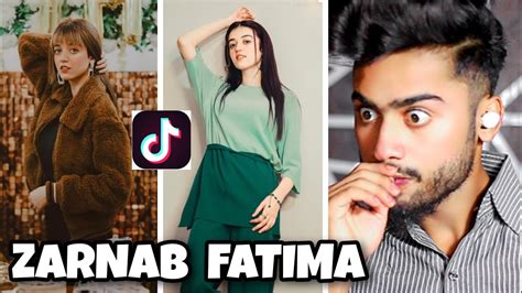 Zarnab Fatima Tiktok Videos Reaction Zarnab Fatima New Tiktok