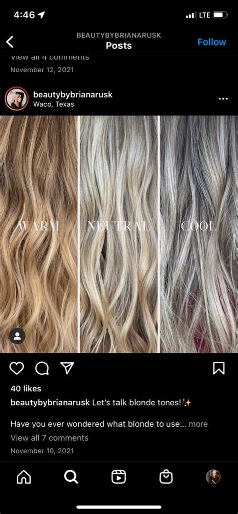 Pin By Cee Jae Torrez On Color Theory Cool Toned Blonde Hair Warm Blonde Hair Cold Hair