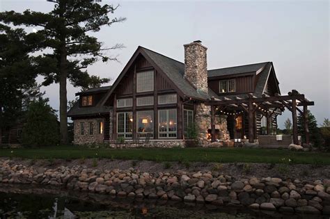 Dreamy rustic cabin with cozy interiors nesting lakeside in Minnesota ...