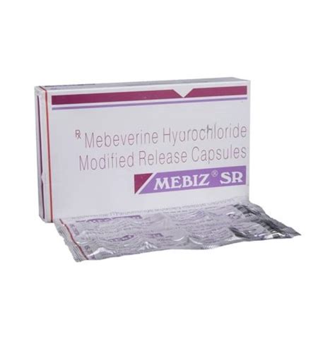 Mebiz Sr 200mg Capsule Mebeverine Exporter Supplier Wholesaler