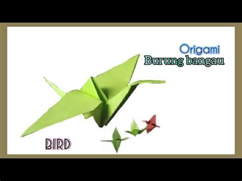 Easy Tutorial For Making Origami Cranes Tutorial Mudah Membuat