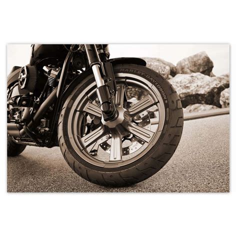 Naklejki 60x40 Harley Davidson Motocykl 13789783576 Allegro Pl