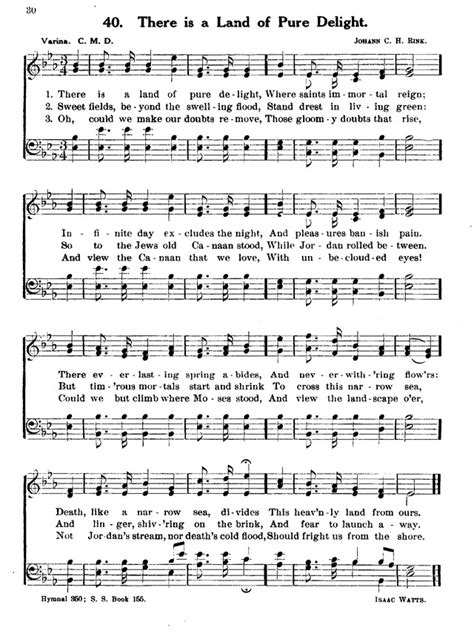 Lutherförbundets Sångbok E40 There is a land of pure delight Hymnary org