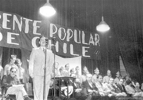 1938 El Frente Popular En Concepción Unidos Por Pedro Aguirre Cerda