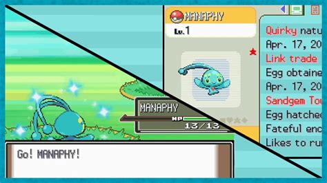 Pokemon Ranger With Manaphy Egg | edu.svet.gob.gt