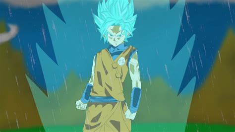 Goten Super Saiyan Blue Transformation Fan Animation Dragon Ball