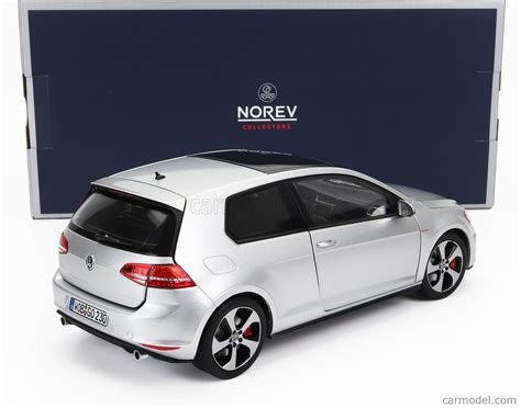 NOREV 188551 Scale 1 18 VOLKSWAGEN GOLF VII GTi 2013 REFLEX SILVER