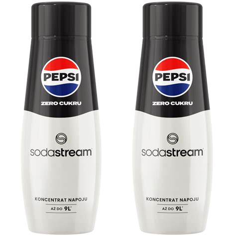 2x Syrop Koncentrat Do Saturatora SodaStream Pepsi Max Bez Cukru 440ml