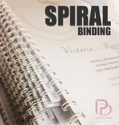 Spiral Binding The Print Design