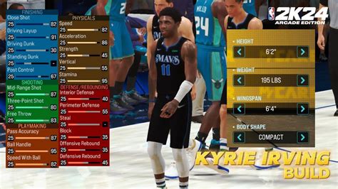 KYRIE IRVING Build In NBA2K24 Arcade Edition ABE Gaming YouTube