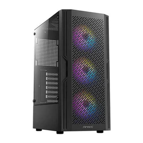 Antec Ax Rgb Atx Mid Tower Cabinet Black Pc Studio