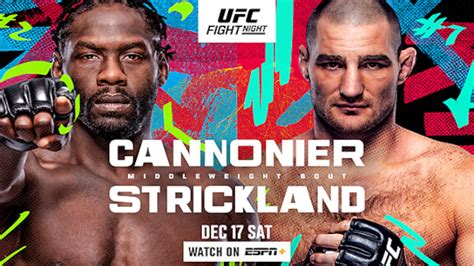 Ufc Fight Night Cannonier Vs Strickland Thesportsdb