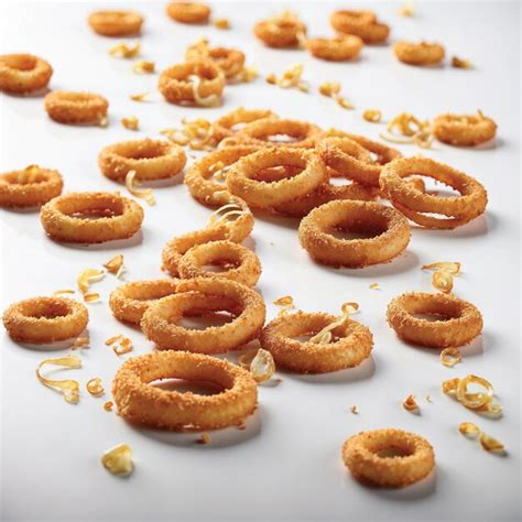 Premium Photo Frozen Onion Rings In Air Fryer