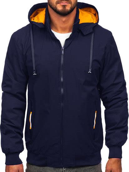 Chaqueta De Entretiempo Para Hombre Azul Oscuro Bolf 84M3016 AZUL OSCURO