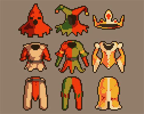 120 Pixel Art Armor Icons #2 by MedievalMore