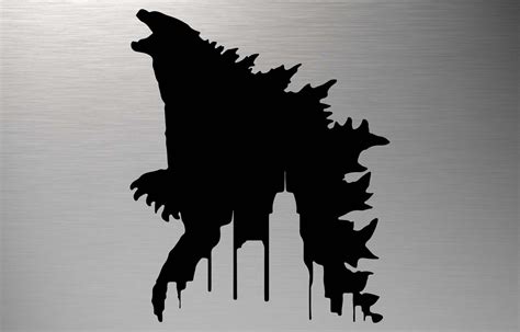 Godzilla Silhouette ~ Vector Illustration Of Godzilla | Growrishub