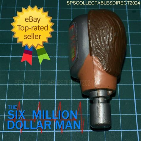 Vintage Six Million Dollar Man Maskatron Mint Head 1975 79 FREE POST