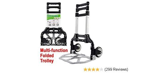 Yaheetech Aluminium Folding Foldable Hand Trolley Sack Truck Barrow