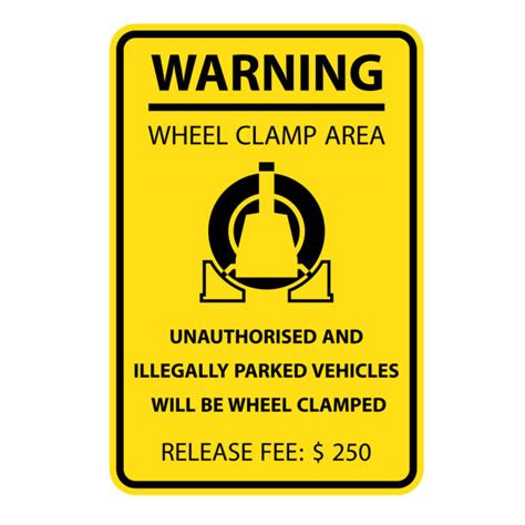 30+ Parking And Wheel Clamping Signs Stock Photos, Pictures & Royalty ...