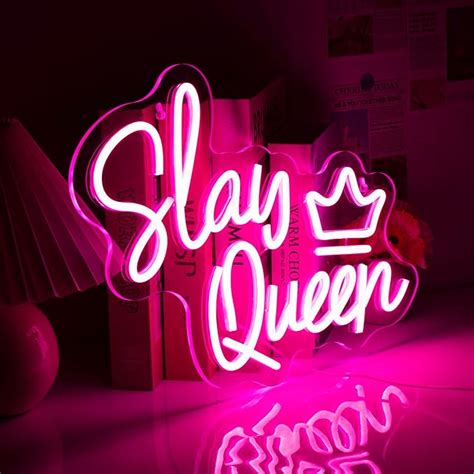 Amazon Ninthveen Slay Queen Neon Signled Neon Lightneon Signs