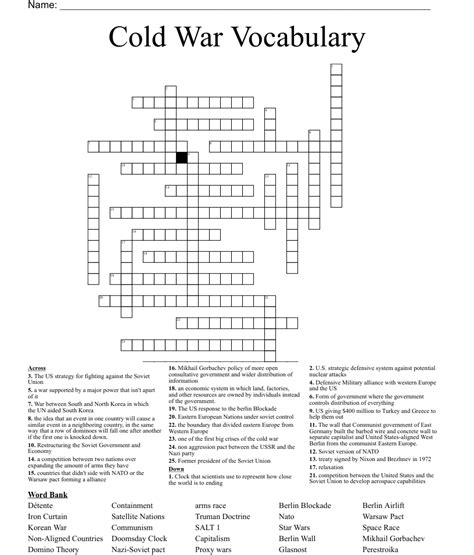 Us Ussr Pact Crossword Online Emergencydentistry