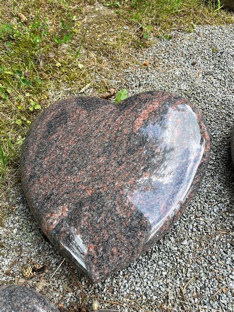 Steinherz Herz Aus Naturstein Granit In Verschiedenen Farben Stein