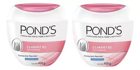 Crema Ponds Clarant B3 Crema Aclaradora De 400g Pack 2 Pzas Envío Gratis