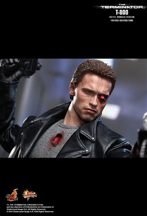 The Terminator T 800 Battle Damaged Version Hot Toys