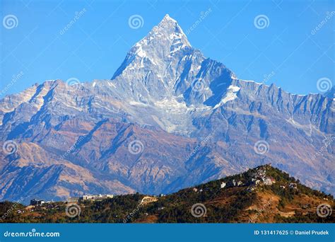 Mount Machhapuchhre, Nepal Royalty-Free Stock Photography ...