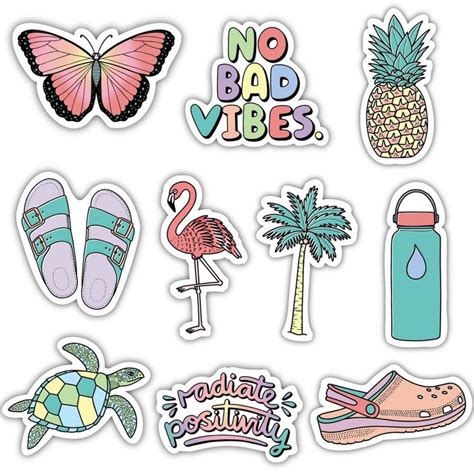 Big Moods Aesthetic Sticker Pack Pc In Coloring Stickers