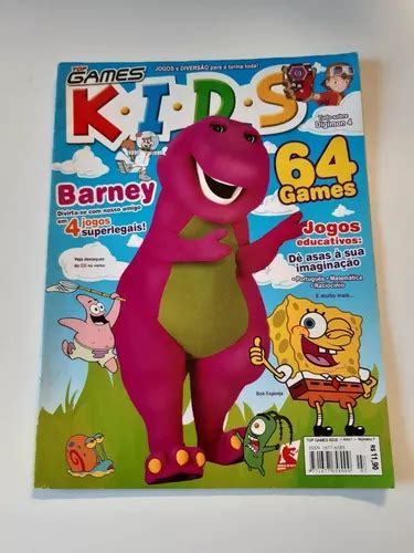 Revista Top Games Kids Barney H586 Mercadolivre