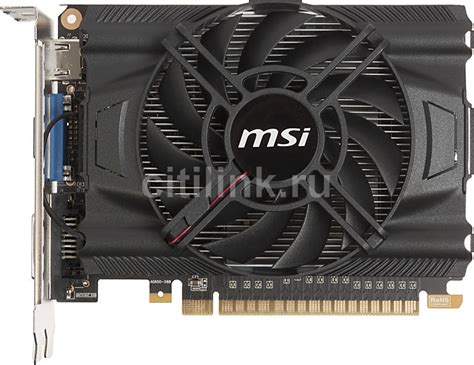 Характеристики Видеокарта MSI NVIDIA GeForce GTX 650 N650 2GD5 OC 2ГБ