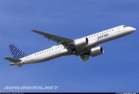 Embraer 195 E2 Std Erj 190 400std Porter Airlines Aviation Photo