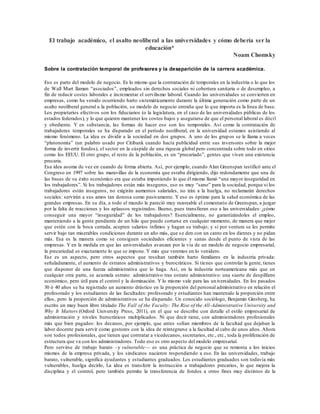 El trabajo académico chomsky PDF