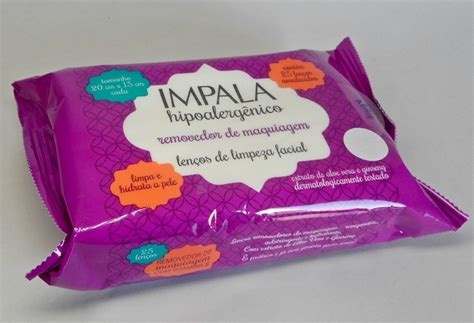 Lenço Removedor De Maquiagem - Lenço Removedor de Maquiagem Impala - úmido e eficiente