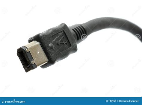 firewire stock photo image  connector cable firewire