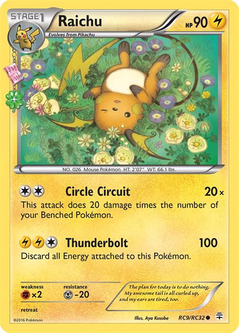 Raichu · Generations (GEN) #RC9 ‹ PkmnCards