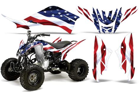 Atv Decal Graphic Kit Quad Sticker Wrap For Yamaha Raptor All Terrain Depot