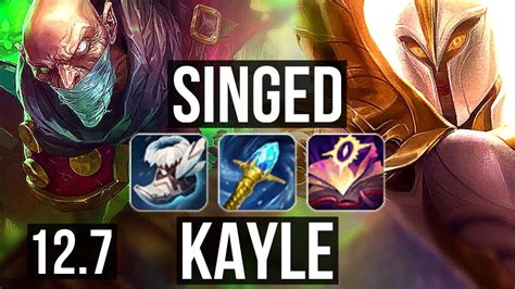 Singed Vs Kayle Mid Rank Singed Games M