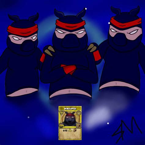 Ninja Pigs By Sexymousechu On Deviantart