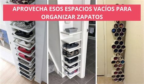 Aprovecha esos rincones y espacios vacíos para organizar zapatos