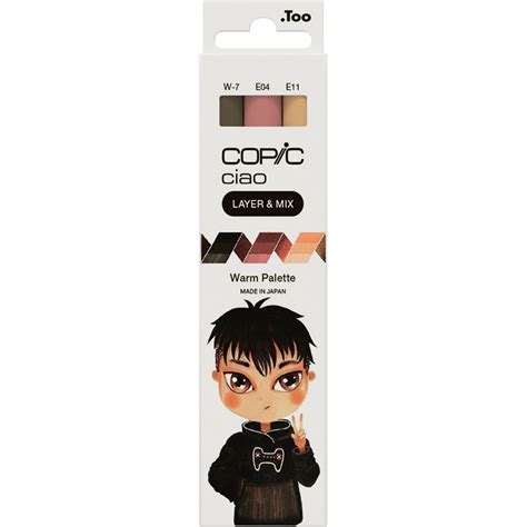 Copic Marker Ciao Layer Mix Set Stk Warm Global Hobby Og Kunst